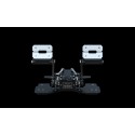 PRE-ORDER!!! RH ROTOR V2 Rudder Pedals  (ALUMINIUM SILVER PEDALS PADS!!!)