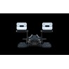 PRE-ORDER!!! RH ROTOR V2 Rudder Pedals  (ALUMINIUM SILVER PEDALS PADS!!!)