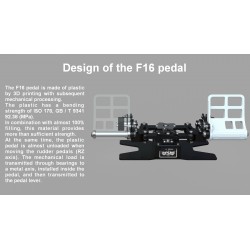 PRE-ORDER!!! RX Viper V3 Rudder Pedals (SILVER)