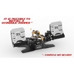 PRE-ORDER!!! RX Viper V3 Rudder Pedals (SILVER)